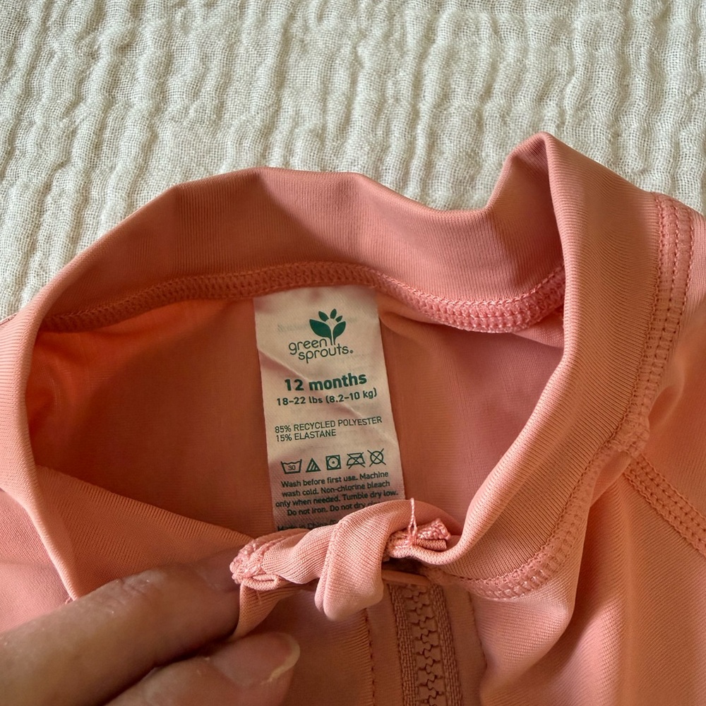 GREEN SPROUTS Long-Sleeve Rash Guard Swim Top - Picture 3 of 3
